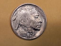 Very Choice Brilliant uncirculated 1920 Buffalo Nickel