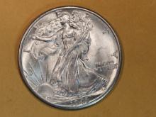 Very Choice Brilliant Uncirculated 1943-D Walking Liberty Half Dollar