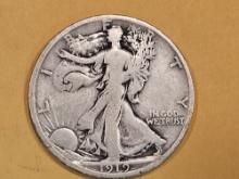 * Semi-Key 1919-D Walking Liberty half Dollar