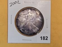 GEM Brilliant Uncirculated 2002 American Silver Eagle