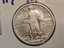 Better Date 1917 Type 1 Standing Liberty Quarter