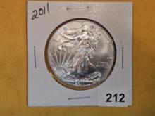 GEM Brilliant Uncirculated 2011 American Silver Eagle