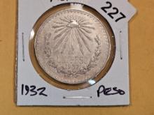 1932 Mexico silver peso