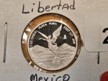 2007 GEM Proof Deep Cameo Mexico silver Onza