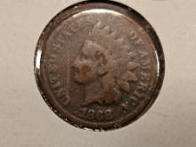*Semi-Key 1868 Indian Cent