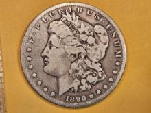 ** KEY DATE ** 1890-CC Morgan Dollar in Fine