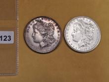 1896 and 1888 Morgan Dollars