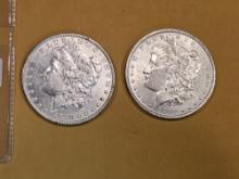 1880-O and 1882-O Morgan Dollars