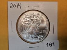 GEM Brilliant Uncirculated 2014 American Silver Eagle