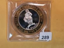 Ten Dollar .999 fine Silver Center Casino Gaming Token