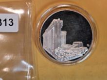 One Troy ounce .999 fine silver art round