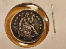 1856 Seated Liberty Half Dime