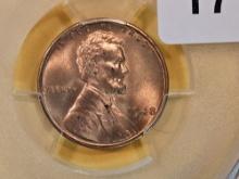 GEM! PCGS 1948-S Wheat cent in Mint State 66 RED