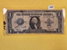 1923 Large Size One Dollar Silver Certificate