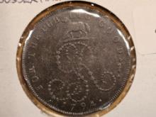 CONDER! 1794 Sussex-Frant Half-penny token