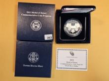 2011 Proof Deep Cameo Medal of Honor Commemorative silver Dollar