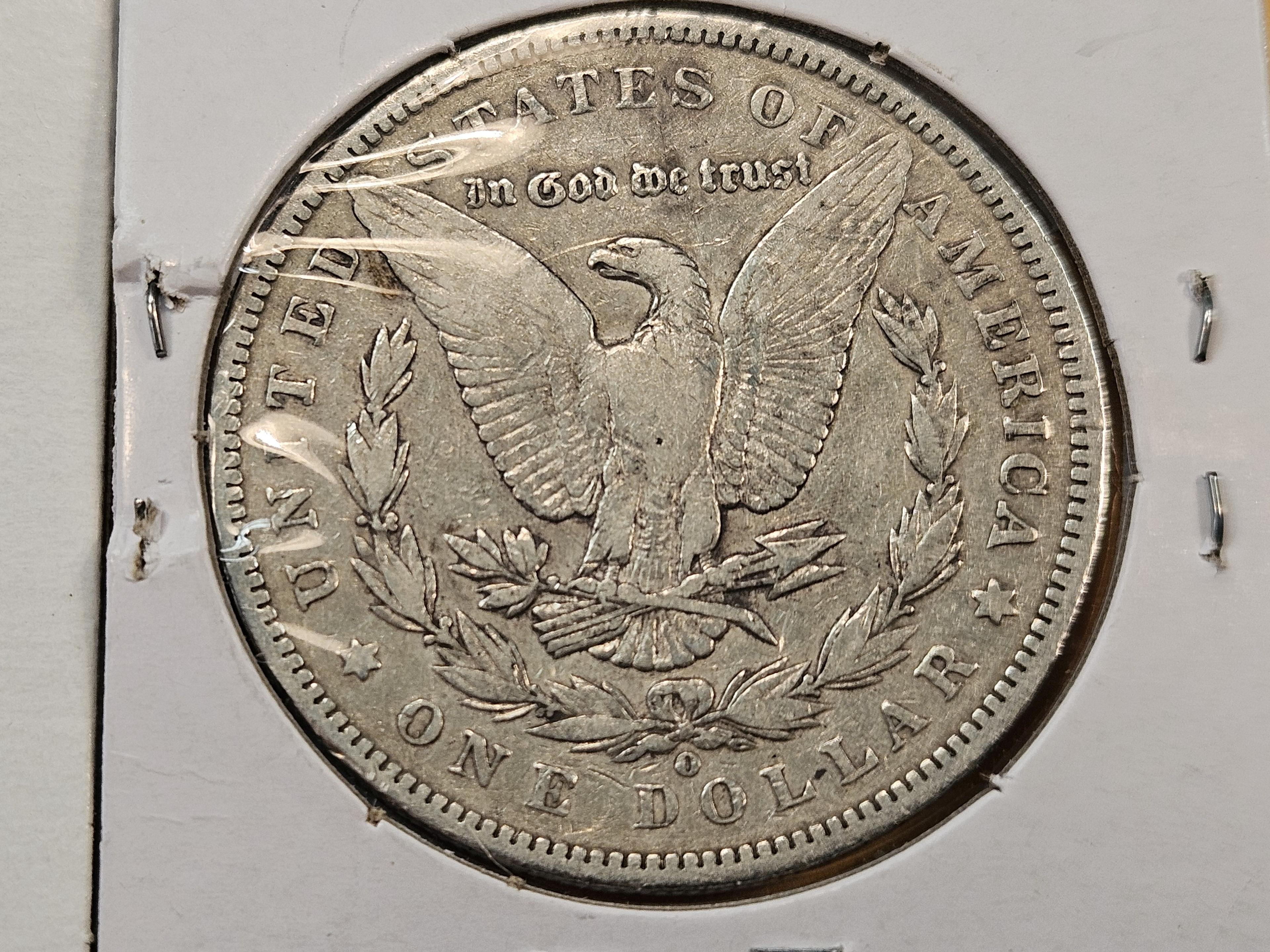 Two About Uncirculated Morgan Silver Dollars