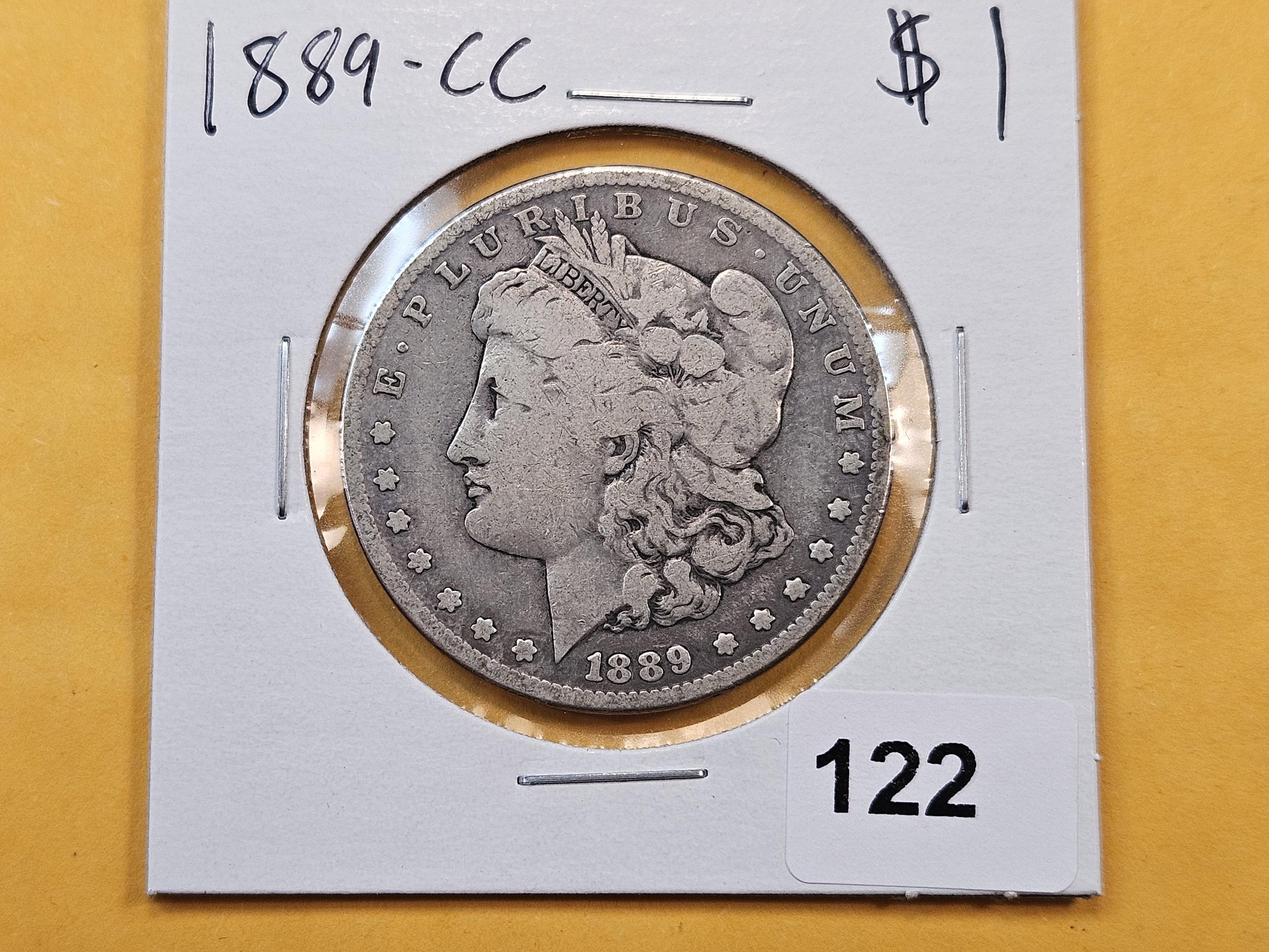 ** KEY DATE! ** 1889-CC Morgan Silver Dollar