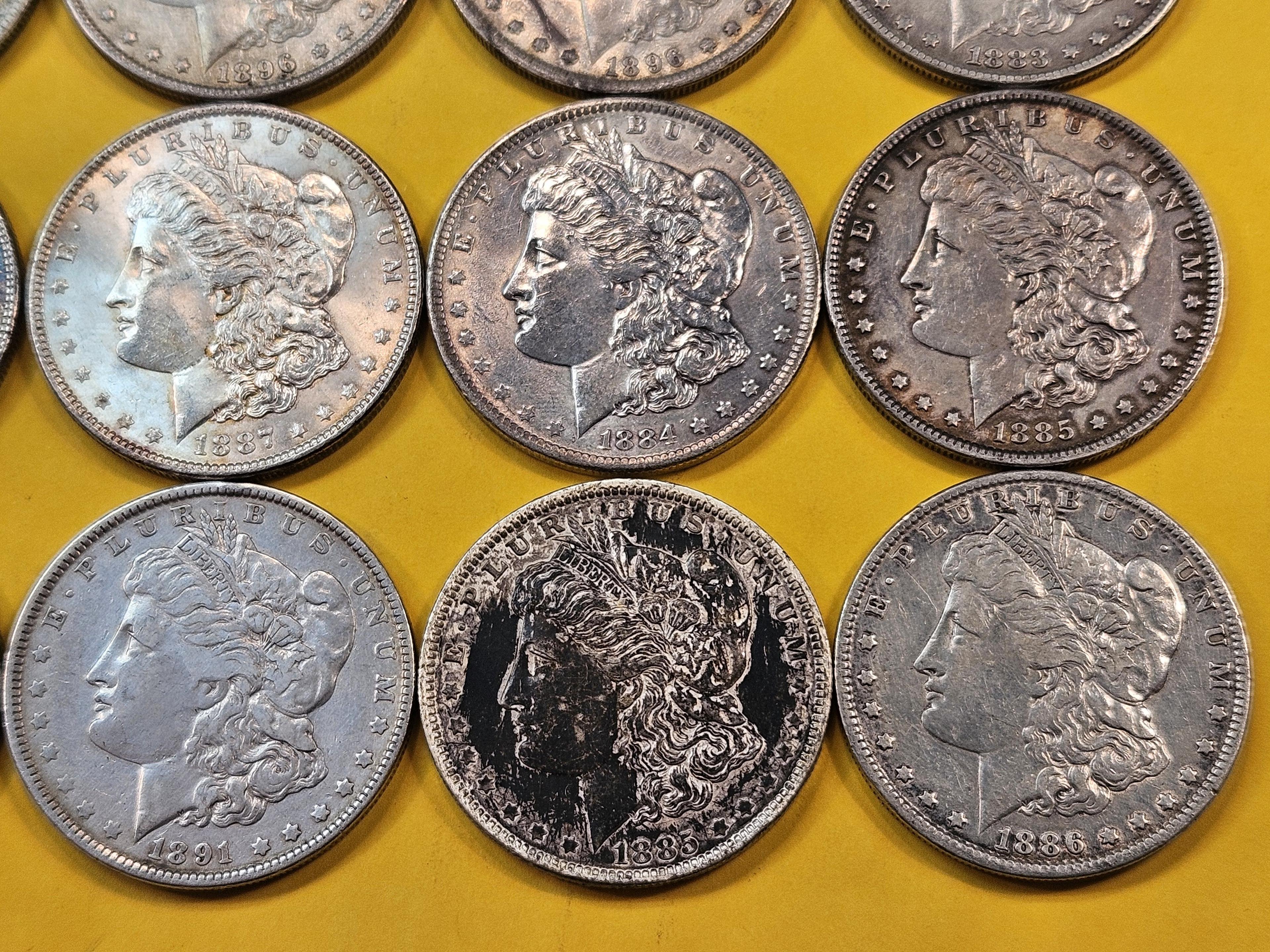 ** FULL ROLL ** Twenty Morgan Silver Dollars