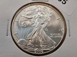 Two GEM Brilliant Uncirculated American Silver Eagles