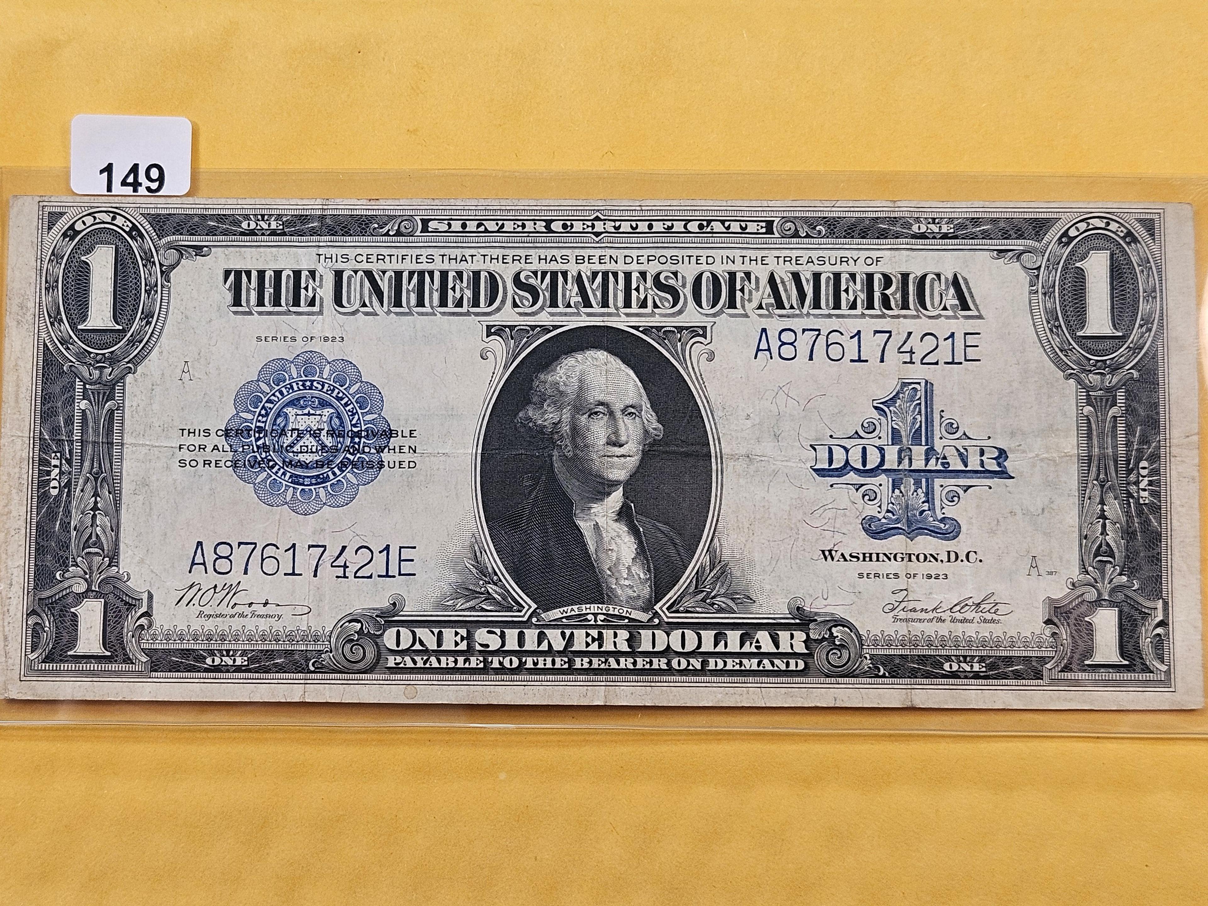 Series of 1923 One Dollar Large Note Silver Certificate