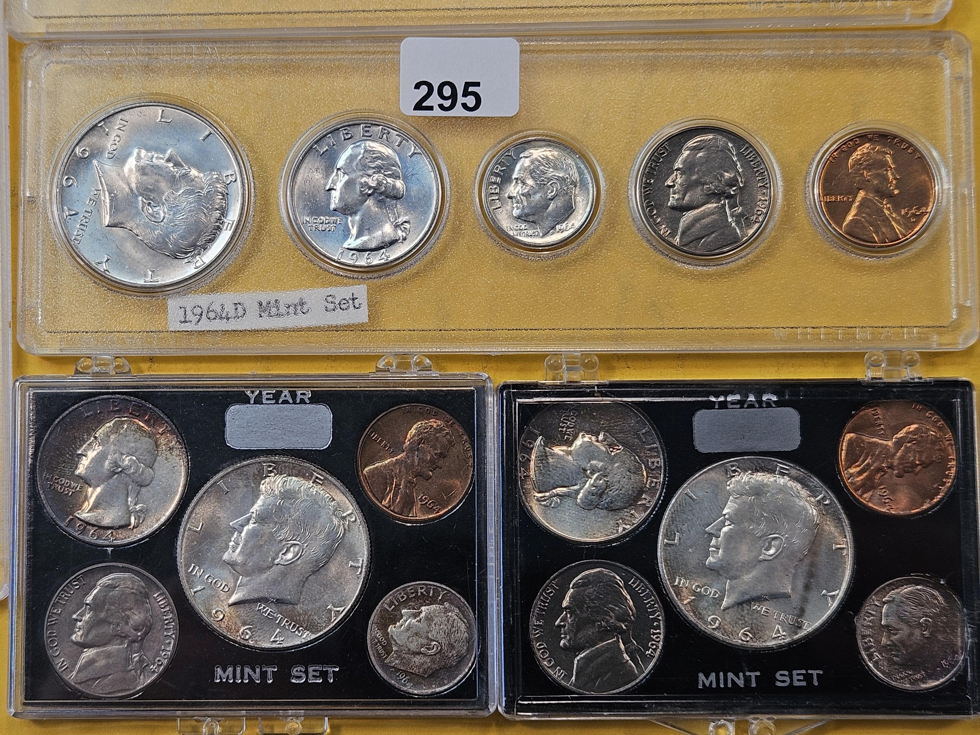 Six Uncirculated Silver Coin Sets