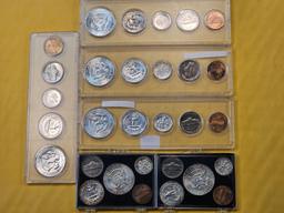 Six Uncirculated Silver Coin Sets