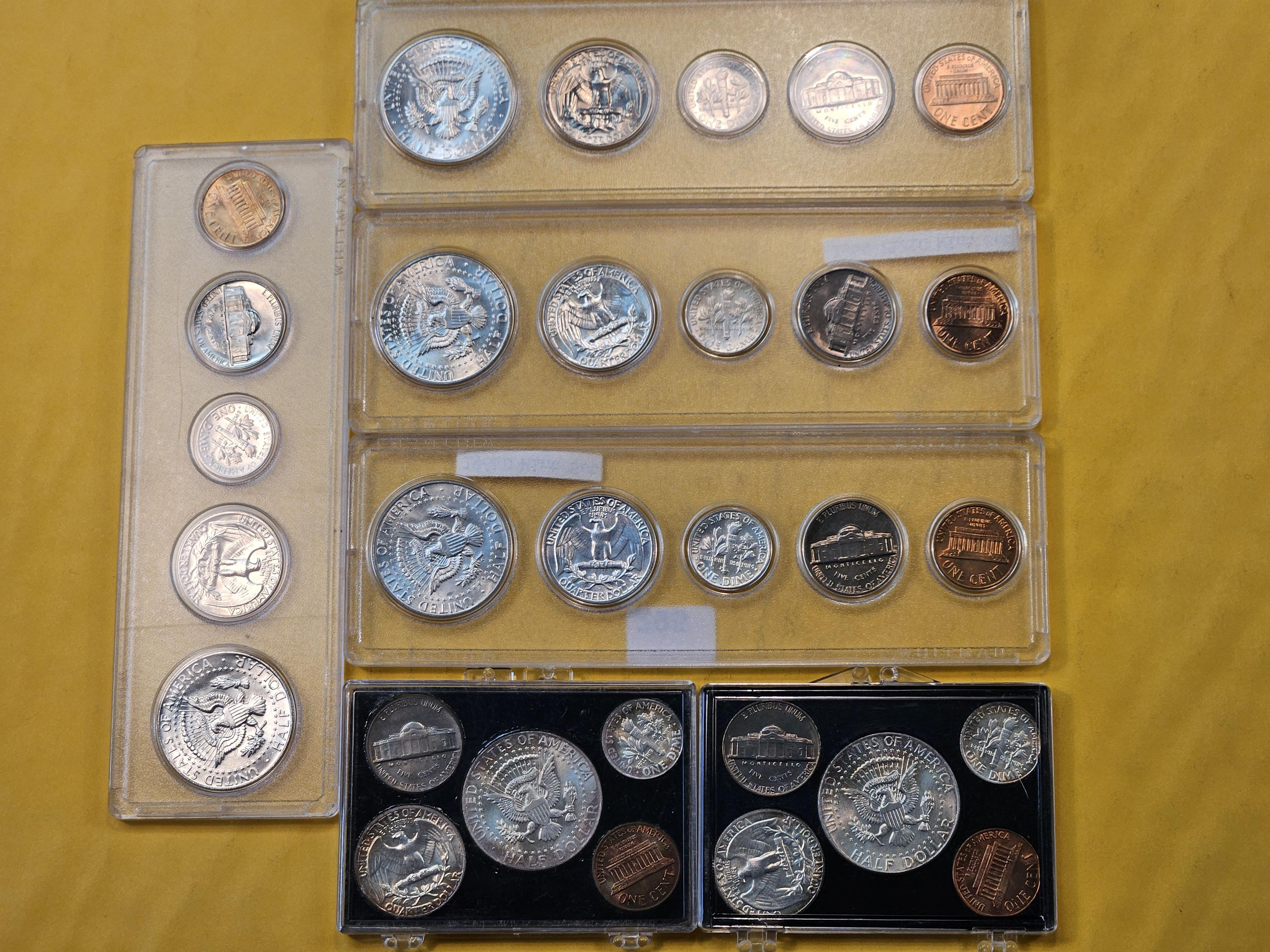 Six Uncirculated Silver Coin Sets
