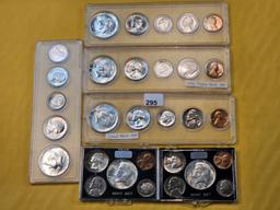 Six Uncirculated Silver Coin Sets