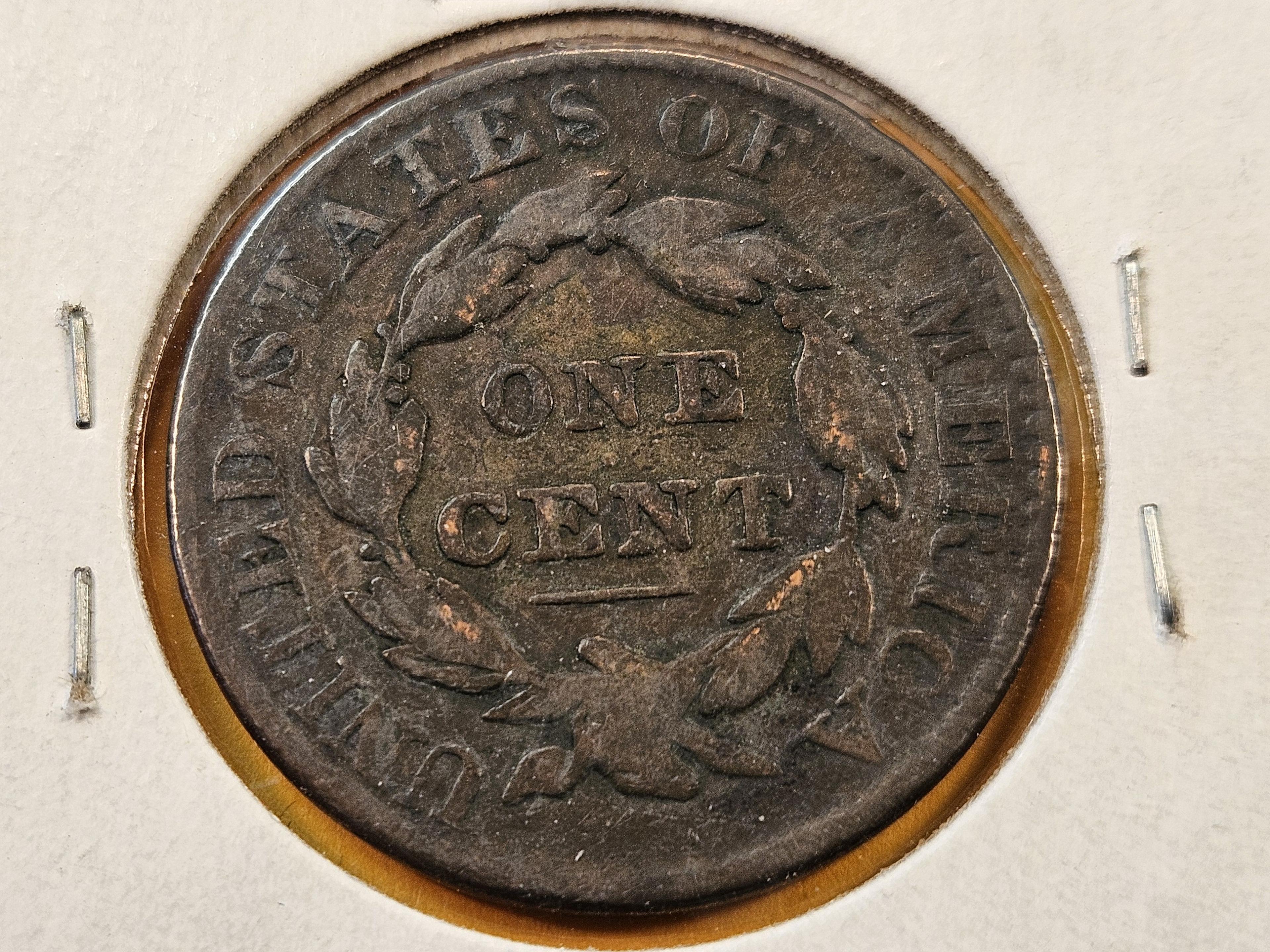 1830 Coronet Head Large Cent