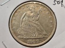 1859-O Seated Liberty Silver Half Dollar