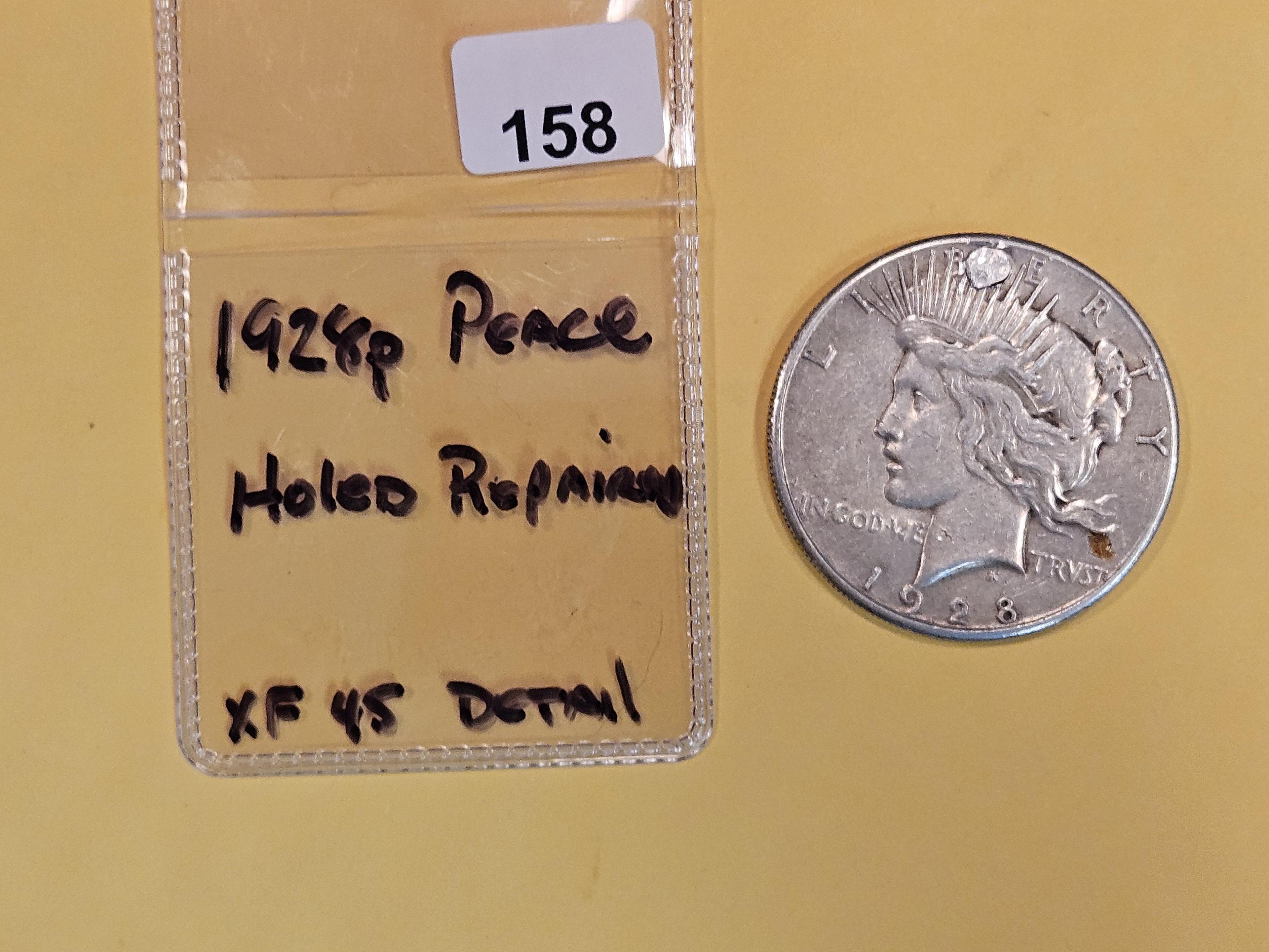 ** KEY DATE ** 1928 Peace Dollar in Extra Fine plus - details