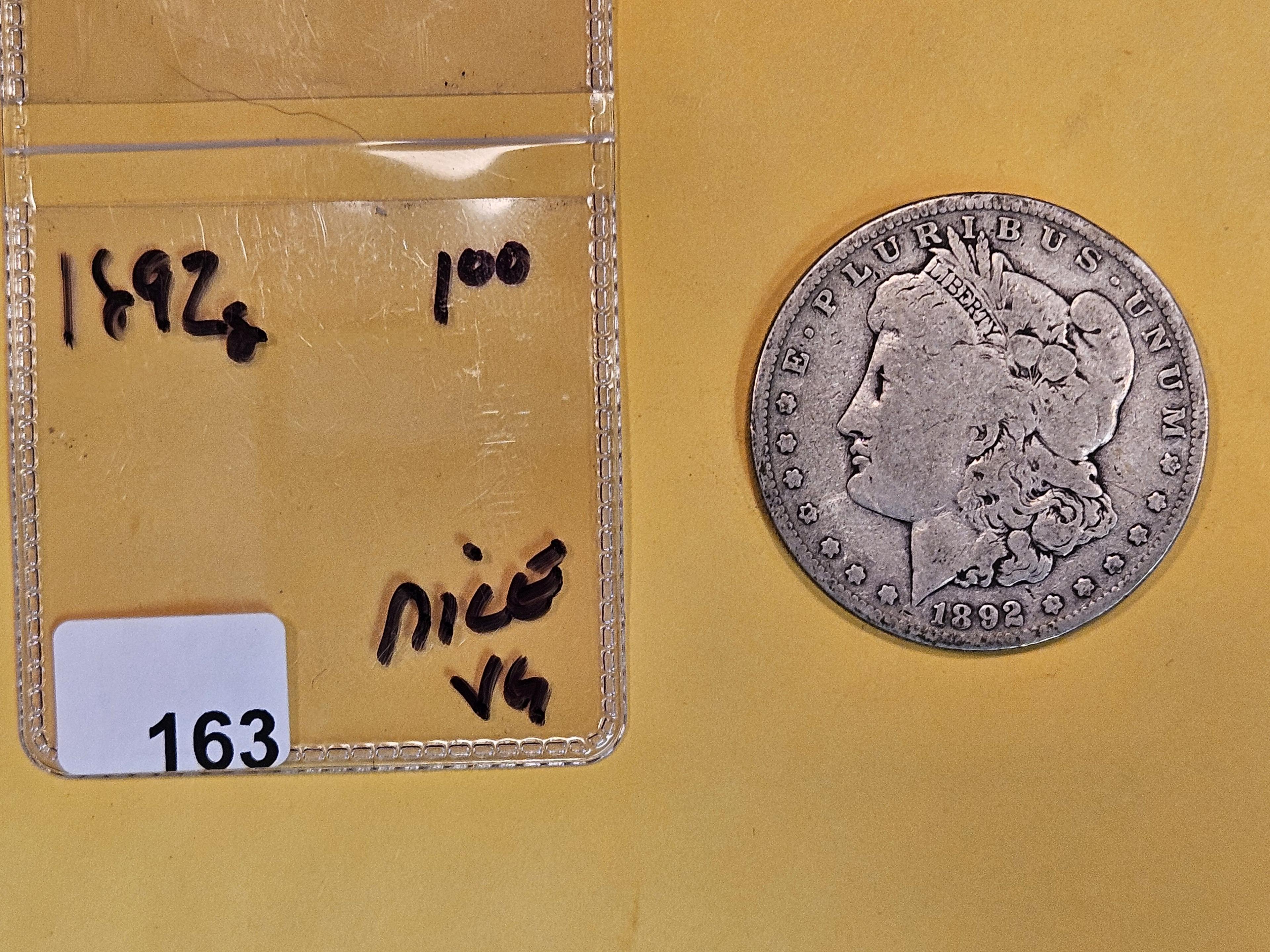 * Semi-Key 1892-S Morgan Dollar