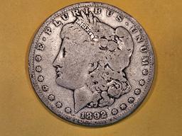 * Semi-Key 1892-S Morgan Dollar