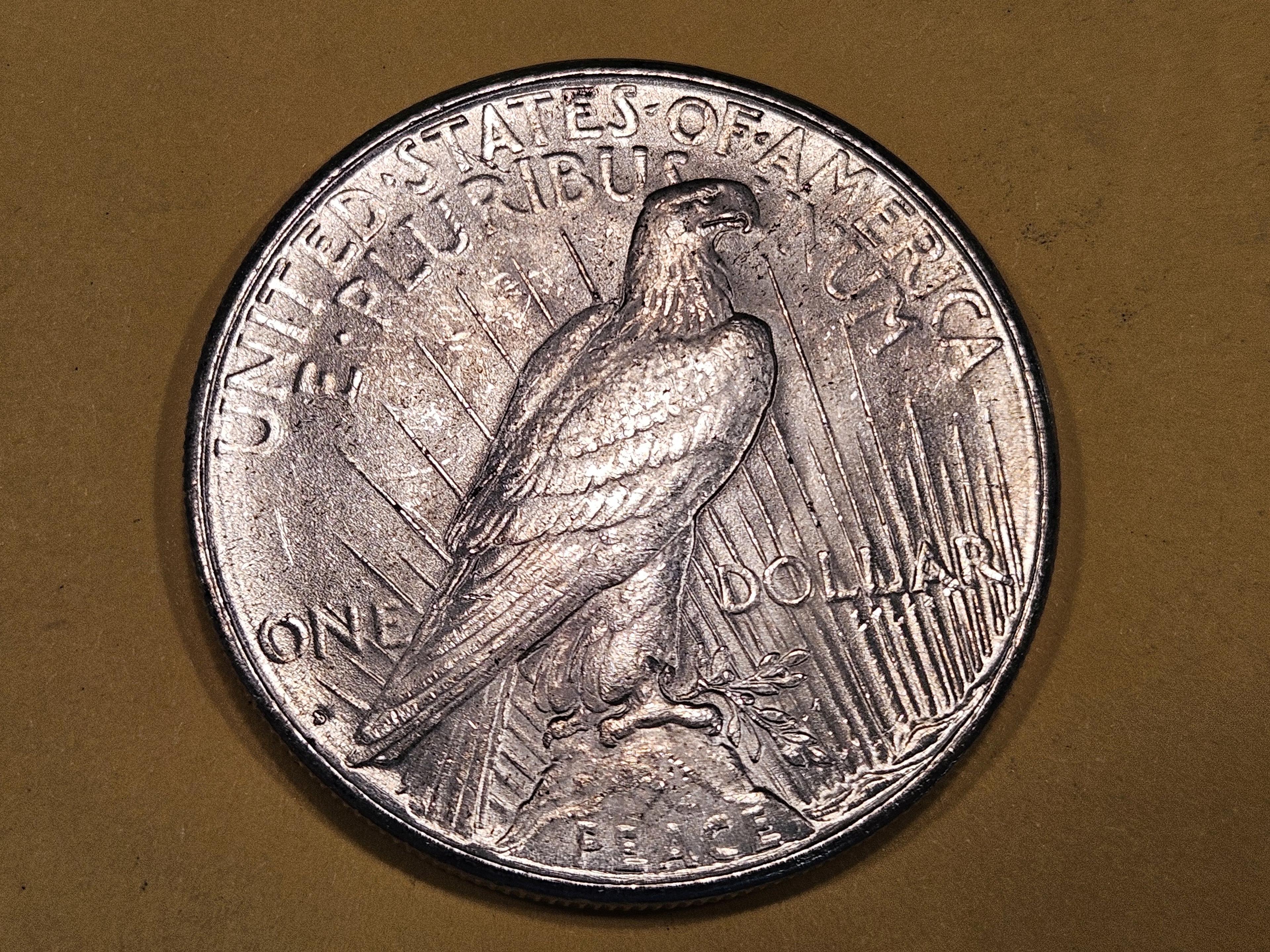 Better Date Brilliant AU-BU 1928-S Peace Silver Dollar