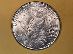 Better Date Brilliant AU-BU 1928-S Peace Silver Dollar