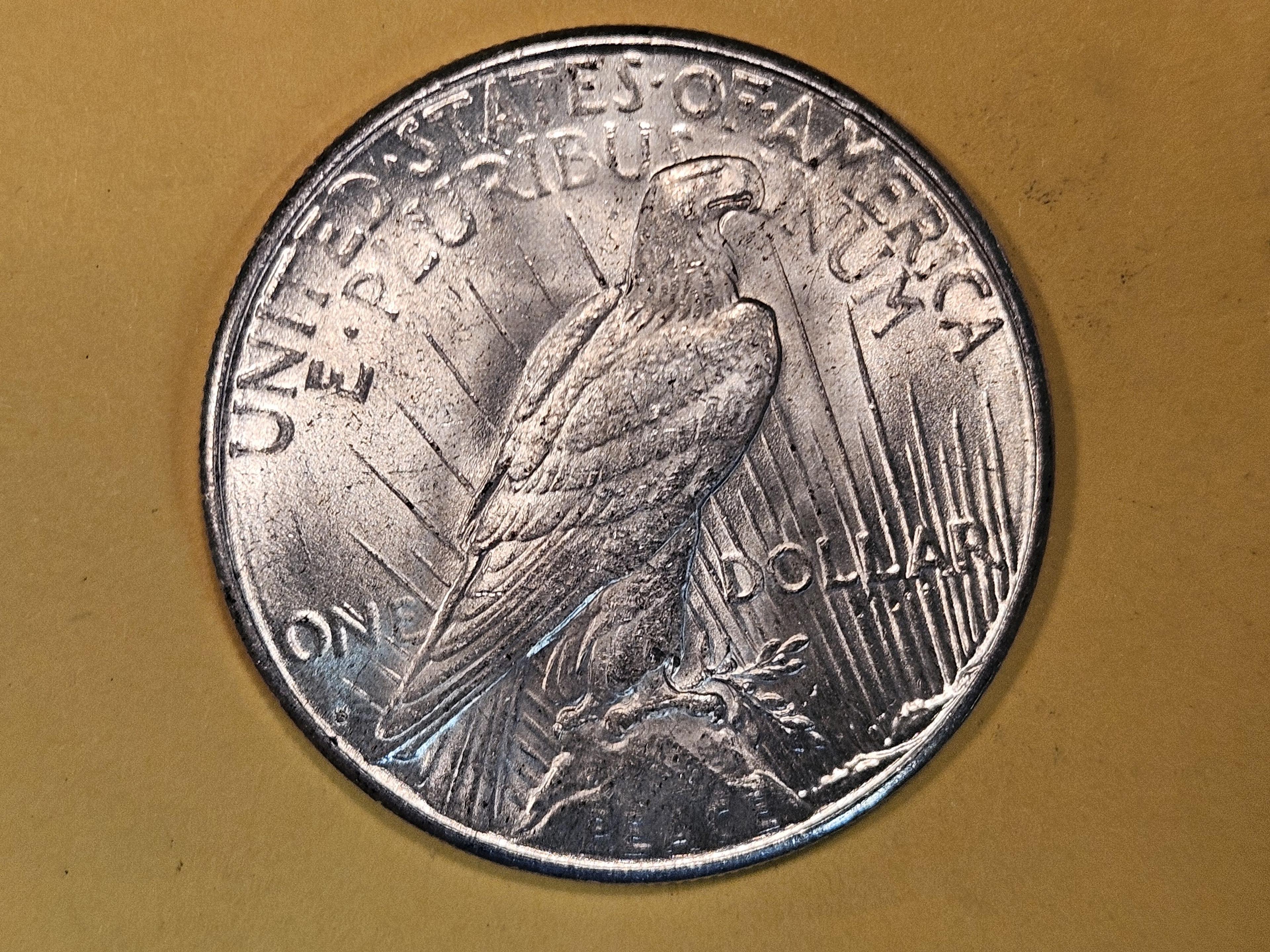 Better Date Brilliant AU-BU 1928-S Peace Silver Dollar