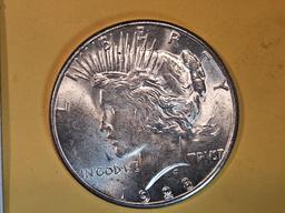 Better Date Brilliant AU-BU 1928-S Peace Silver Dollar