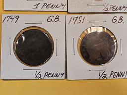 Eight great coins from Great Britain