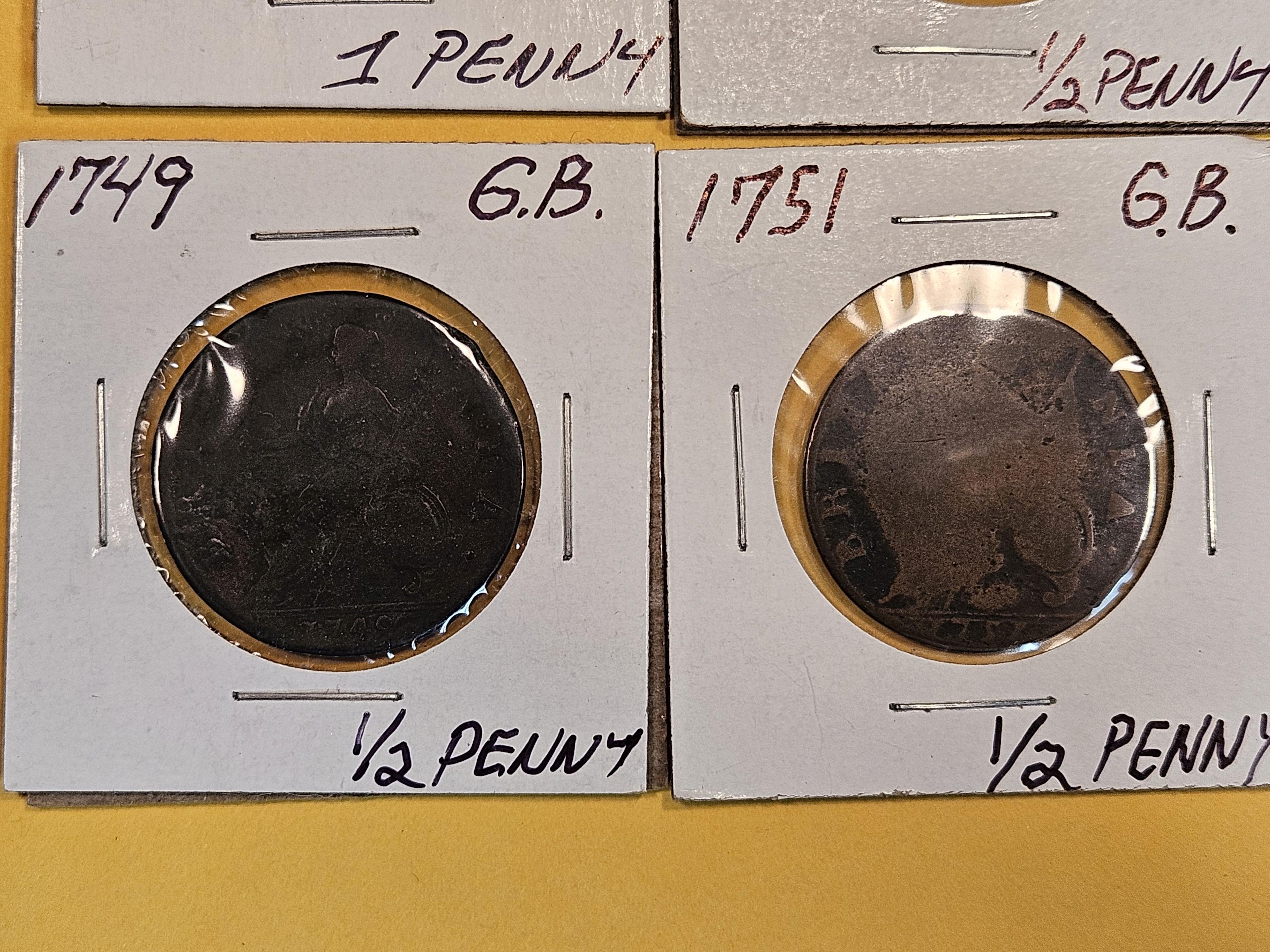 Eight great coins from Great Britain