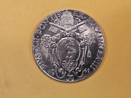 GEM Brilliant Uncirculated 1941 Vatican 50 centavo
