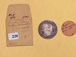 1764 Sardinia (Savoy) Charles Emmanuel 1/2 Ecu