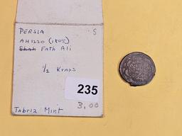 Persia fath Ali 1/2 krans
