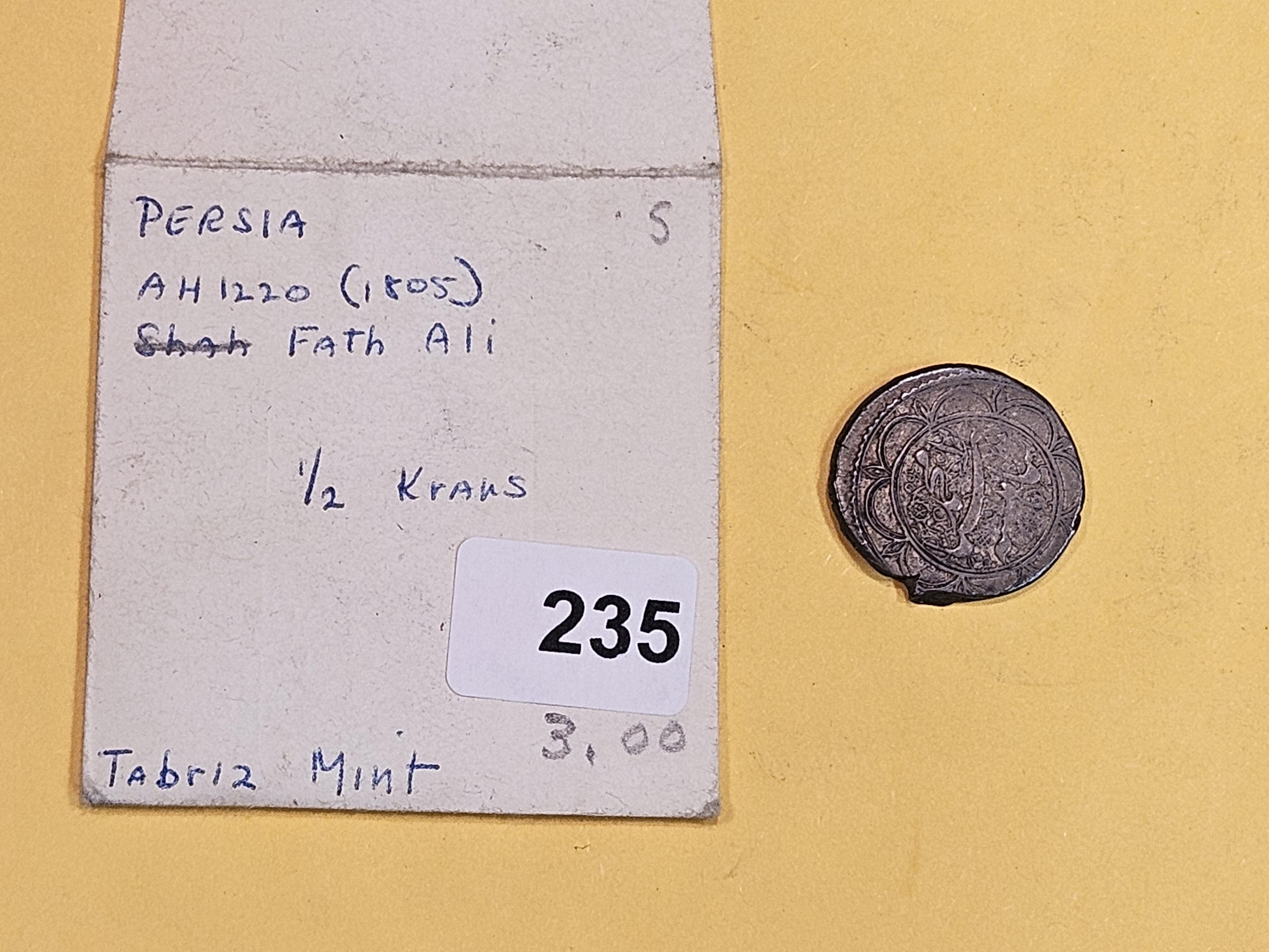 Persia fath Ali 1/2 krans
