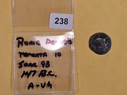 ANCIENT! Roman Denarius Terenta 10