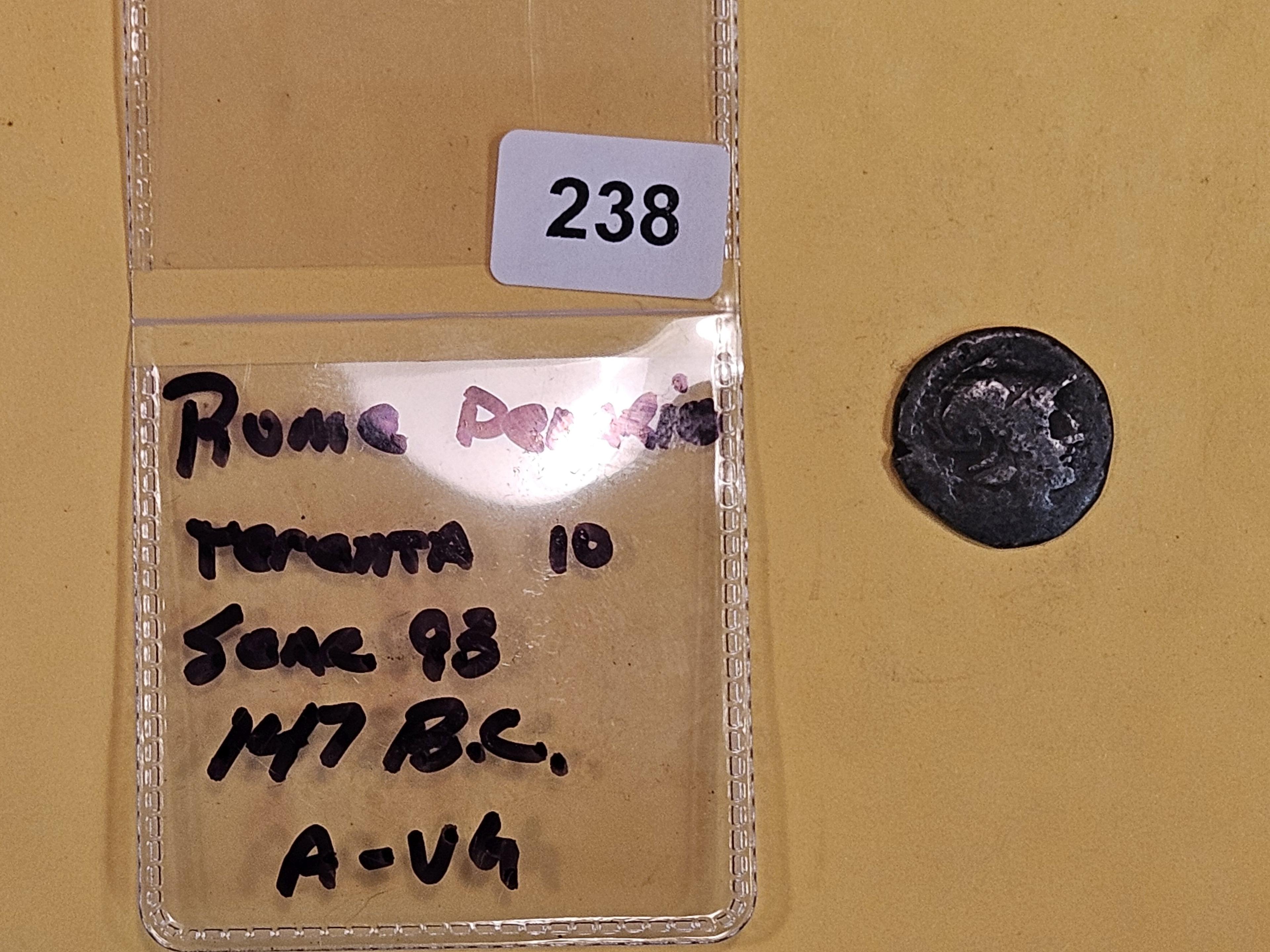 ANCIENT! Roman Denarius Terenta 10