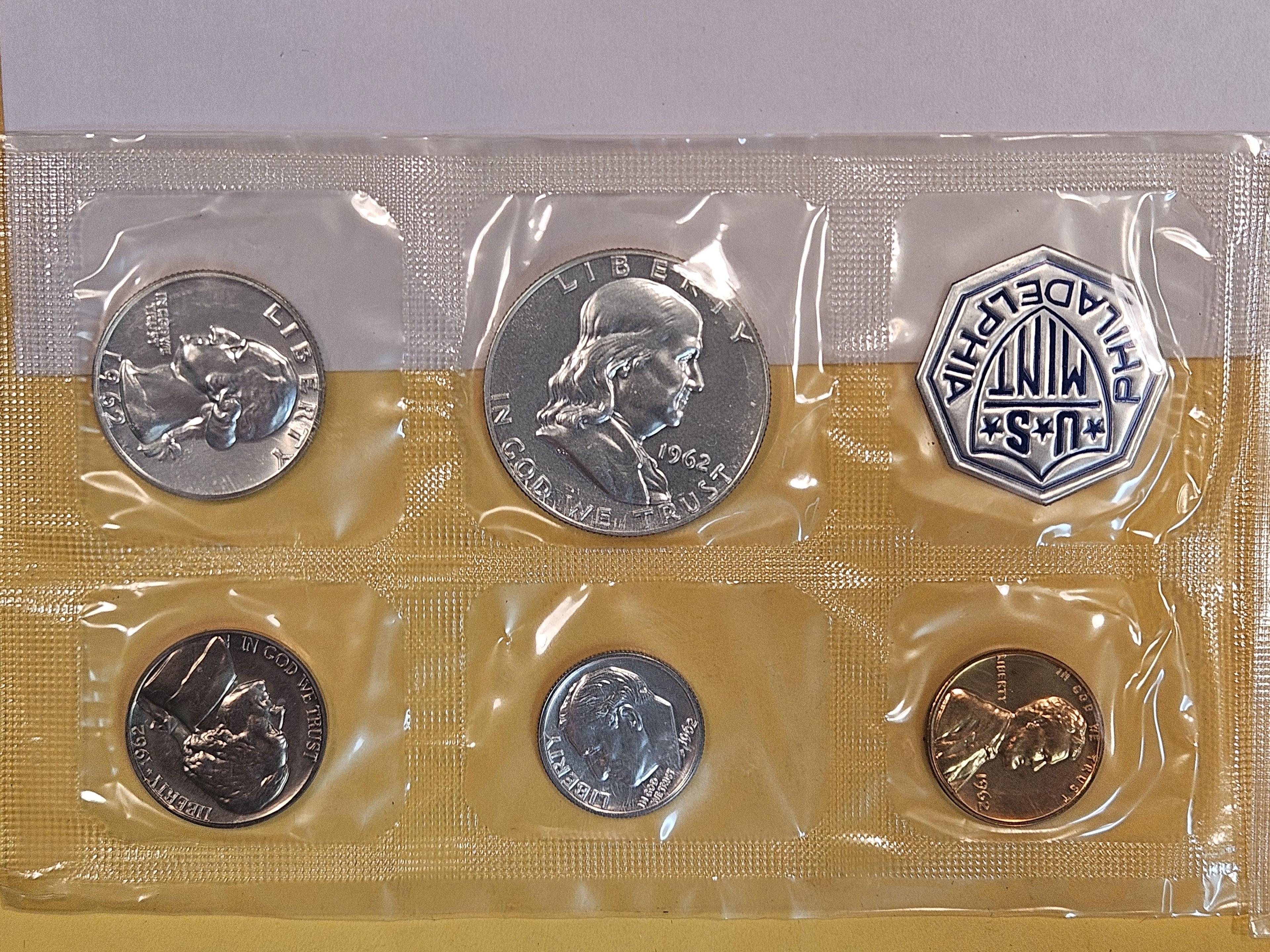 1962 and 1963 US Silver Proof Sets