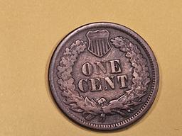 Semi-Key 1864-L Indian cent