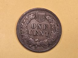 1875 Indian cent in Fine - 15