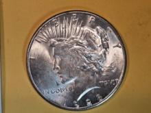 Better Date Brilliant AU-BU 1928-S Peace Silver Dollar